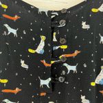 ZARA  Dog Print Short Sleeve Printed Dress Size S Photo 6