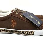 U.S. Polo Assn. Athletic Sneakers Shoes Brown Photo 0
