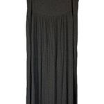 Simlu Gray Stretch Pleated Flowy Long Maxi Skirt Women Sz 3XL Photo 1