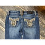 GRACE IN LA Embellished Bling Jeans Womens SZ 28 Blue Denim Rhinestone Rodeo Y2K Photo 11