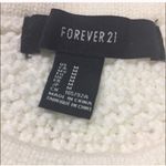 Forever 21 Women's Chunky Knit Sweater sz M cream colored sweater Photo 3