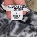 American Vintage  Black White Tie-Dye Sweatshirt Yellowstone National park crew Photo 2