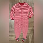 Nick & Nora  Sock Monkey Footie Adult Christmas PJs Photo 1