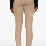 Ralph Lauren Polo Paneled Suede Leggings in Tan, Size S, NWT Retail $998 Photo 5