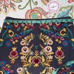 Umgee  womens small Julia floral embroidered lined skirt grey boho hippie NWT Photo 2