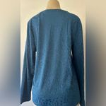 Simply Vera, Vera Wang NWT Women's Simply Vera Vera Wang Long Sleeve blue Crew Neck Tee size XL fall Photo 3