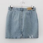Afends Beat Chevy Denim Skirt in Stone Blue Photo 8