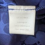 Ronny Kobo Women’s Amara Medieval Blue Floral Puff Sleeve Wrap Mini Dress Large Photo 8