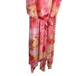 Ashley Stewart  Plus 18/20 Watercolor Floral Asymmetric Dress Fairy Y2K Whymsical Photo 2