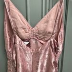 Princess Polly Iyana Pink Satin Dress Size 0 Ruching Mini Slip Photo 4