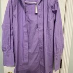 Triple Threads Lavender Shirt Dress Set (NWT) – Size M Purple Size M Photo 0