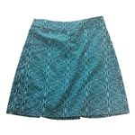 Rip Skirt Women's Small Teal Green White Print A Photo 0