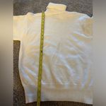 Saville Vintage Turtleneck Button Pocket Sweater White Cream Size M Photo 7