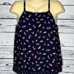 Maison Jules NWT Sz S Watermelon Fruit Print & Polka Dot Layered Tank Top Blouse Photo 0