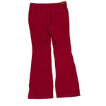 Crown & Ivy  Women's 16R Dark Pink Flared Leg‎ Corduroy Jeans Photo 3