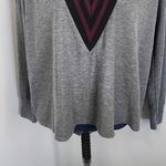 Urban Outfitters  Vivi Oversize V Neck Knit Top Photo 4