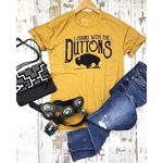 Texas True Threads I Stand With The Duttons Graphic Tee Shirt M Mustard Western Yellow Size M Photo 1