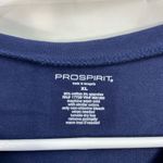 NWOT Pro Spirit women’s navy blue short sleeve athletic active tshirt stretch XL Photo 2