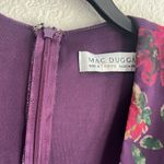 Mac Duggal  Long Sleeve Ruched Top Deep V Gown, Size 4, EXCELLENT Retail $ Photo 7