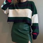 Hollister Hunter/Forest Green Ultra High-Rise Vegan Leather Mini Skirt - X-Small Photo 0