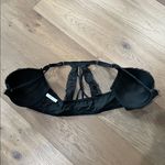 Cacique Shimmer Black Lace Strappy Front-Close Boost Plunge Bra Sz 44DD Photo 6