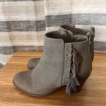 Circus by Sam Edelman  Tan Fringe Heeled Ankle Boots Size‎ 6 Photo 1