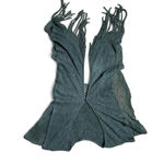 Womens Fairycore Knit Fringe Shawl Wrap Cardigan Boho Gray Grunge Size undefined Photo 2