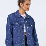 Princess Polly Love Heart Denim Jacket Photo 1