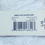 No Boundaries  White and Coral Lace Skater Skirts Size L (11-13) NWT Photo 4