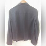 Talbots  Button-Up Black Lightweight Black Stretch Size 14 Blazer Photo 4