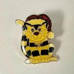 Vintage Centennia cat with Santa hat pin Photo 3