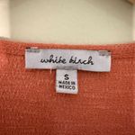 White Birch White Birch Tank Top Henley Sleeveless Casual Tunic Top Orange Small Photo 1