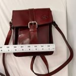 Patricia Nash  Lari Oxblood Red Leather Crossbody Satchel Purse Photo 4