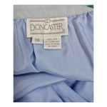 Doncaster Vtg 80s 90s 100% Silk Floral Midi Skirt Periwinkle Sz 16 XL NWOT Photo 4