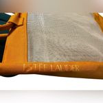 Estée Lauder Estee Lauder Goldenrod Yellow Vintage Canvas Mesh Tote Bag Photo 2