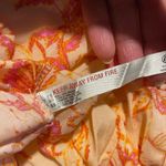 Free People Dusk Coral Combo Smocked Maxi Dress Floral Print Halter Style Large Photo 8