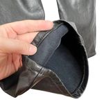 Gap Black Super Soft Faux Leather Vintage Slim High Rise Pants Photo 4