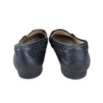 J.McLaughlin Dillon Woven Loafers Black Leather Gold Bit Slip On Shoes Women's Size 8 Photo 5