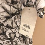 Nordstrom Frenchi Sheer Bow Short Sleeve Sheer Blouse Grey Small Photo 6