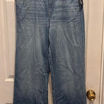 Buffalo David Bitton NWT High Rise Wide Leg Addie Jeans Women's Light Wash 32 Photo 0