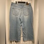 Madewell NWT Size 33P Curvy Super Wide Leg Cotton Denim High Waist Jeans Photo 3