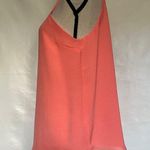 Naked Zebra Strappy Tank Womens Top Medium Peach Pink Lined New DT106618 Coral Photo 2