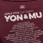 Urban Outfitters Yon & Mu Junji Ito Cat Diary Horror Manga T-shirt XL Photo 3