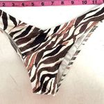frankie's bikinis Stormy Buckle Top Kenza Bottoms Animal Zebra Print Photo 4