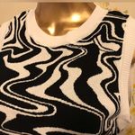 Miss Love Sleeveless knitted tops white and black size L Photo 3