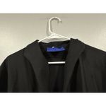 Winser London Black Collared Midi Dress Sz 12 Photo 2