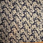 Vintage Items Made in USA Floral Dress‎ Peplum Midi 80s Style Blue Size M Photo 5