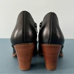 Jack Rogers  Kyle Black Leather Stacked Heel Booties Photo 4