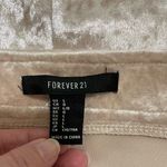 Forever 21 Champagne Velvet Mini Skirt Size L Super Nice Photo 3