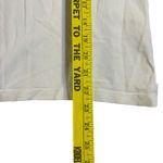 Stera Sleeveless Top Ruffle Neck Knit Blouse‎ White Casual Top Size L** Size L Photo 6